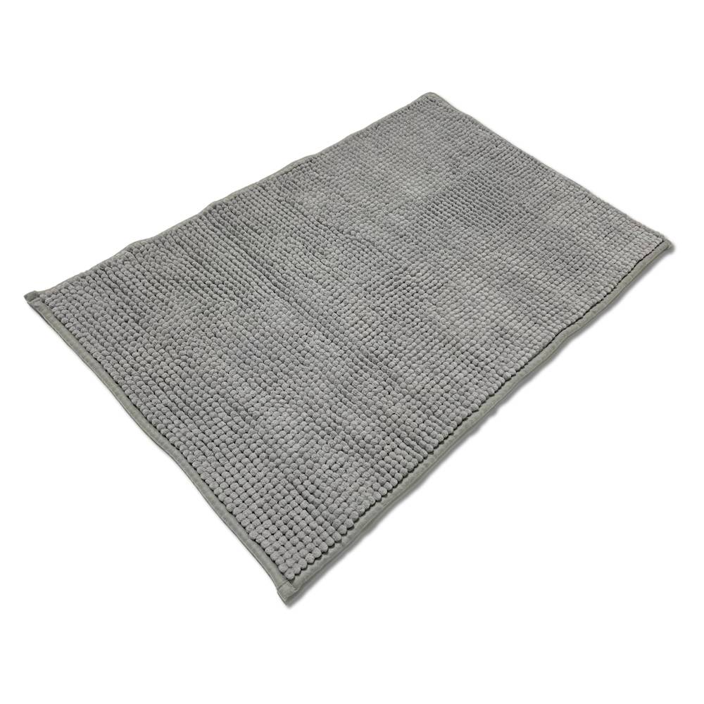 Tappeto antiscivolo Soffy Grigio perla 50 x 80