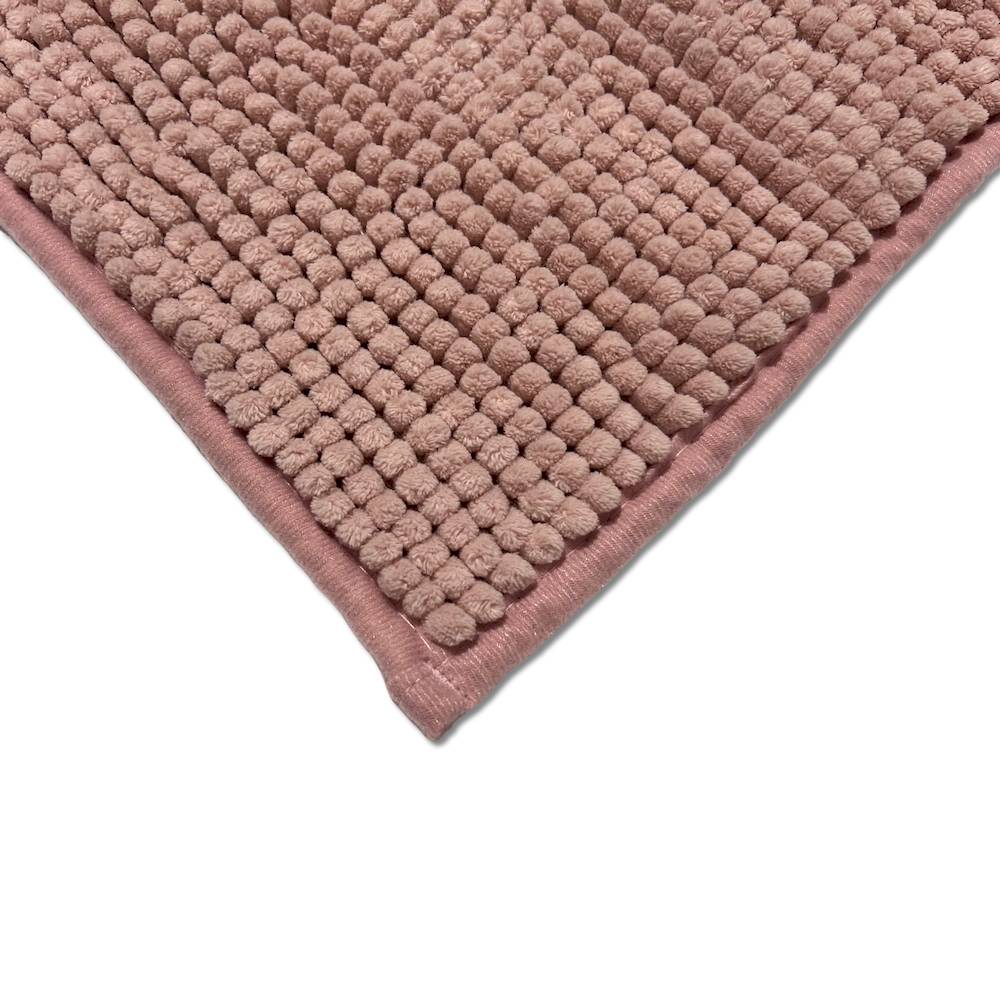 Tappeto scendidoccia antiscivolo Soffy Rosa 60 x 40