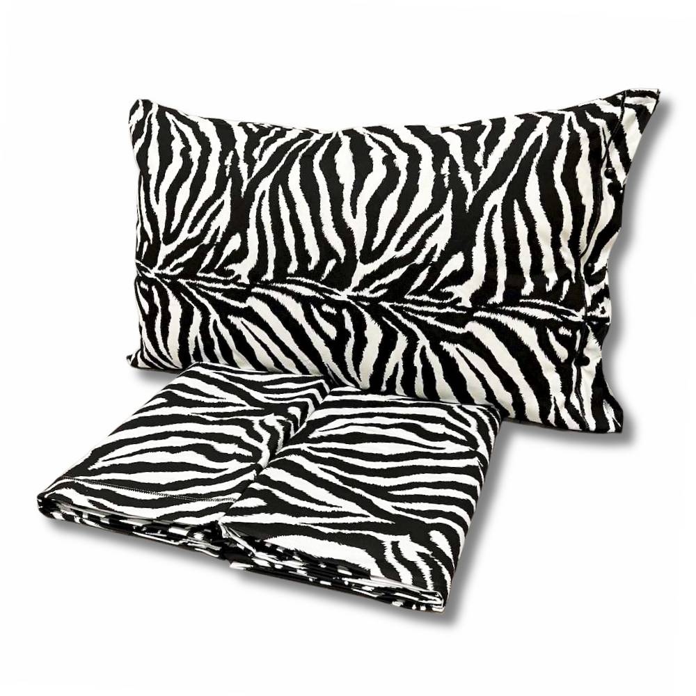 Completo Lenzuola Animalie Zebrato Piazza e mezzo