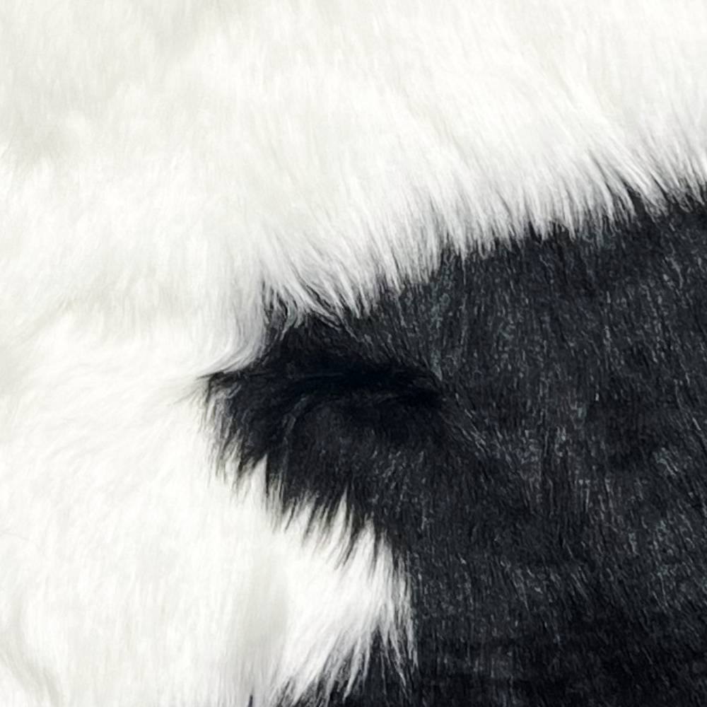 Tappeto pelliccia ecologica Panda 80 x 90