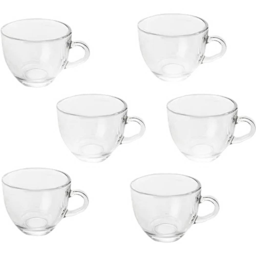 Set 6 Tazzine da caffè in vetro Bonn