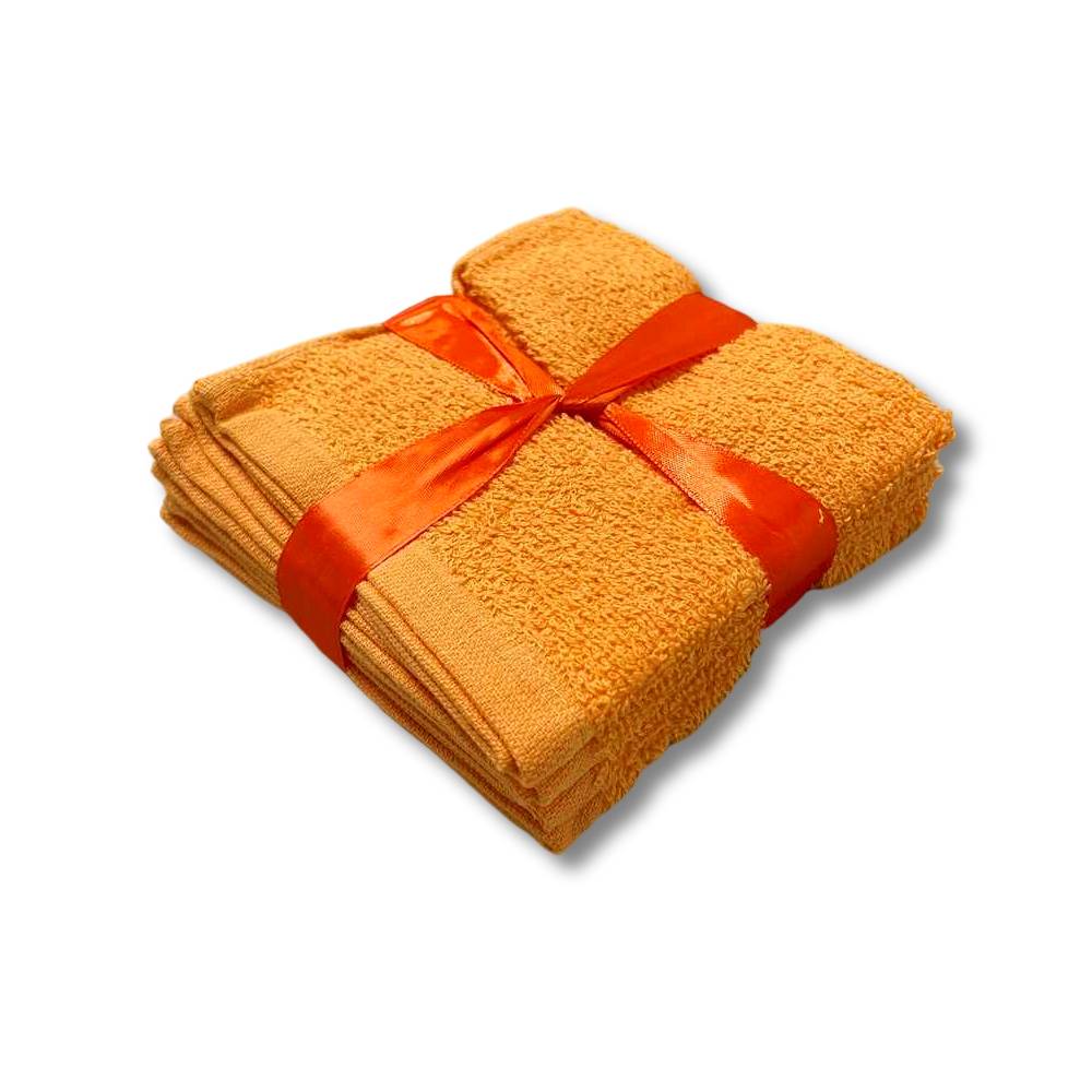 Set 4 lavette arancio