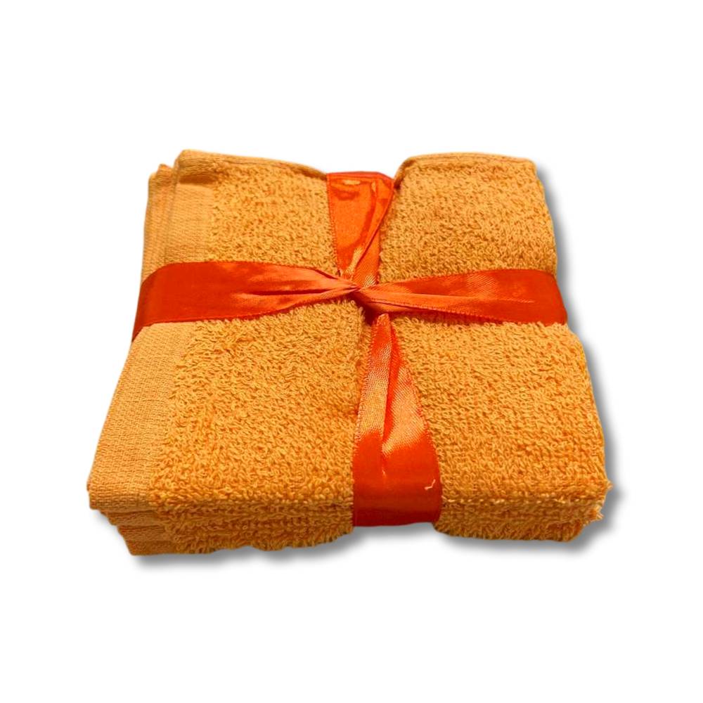 Set 4 lavette arancio