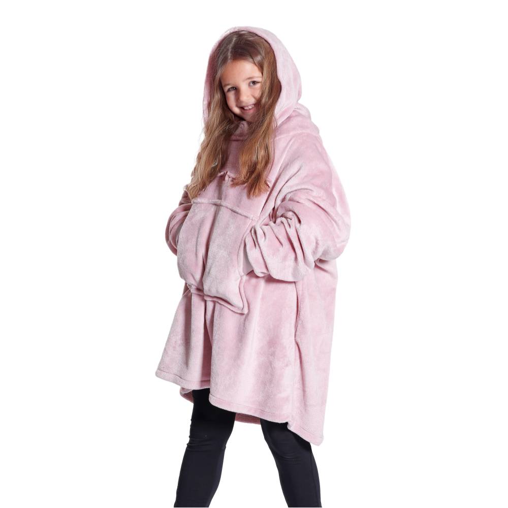 Felpone oversize Brighton Bimbo flannel Rosa