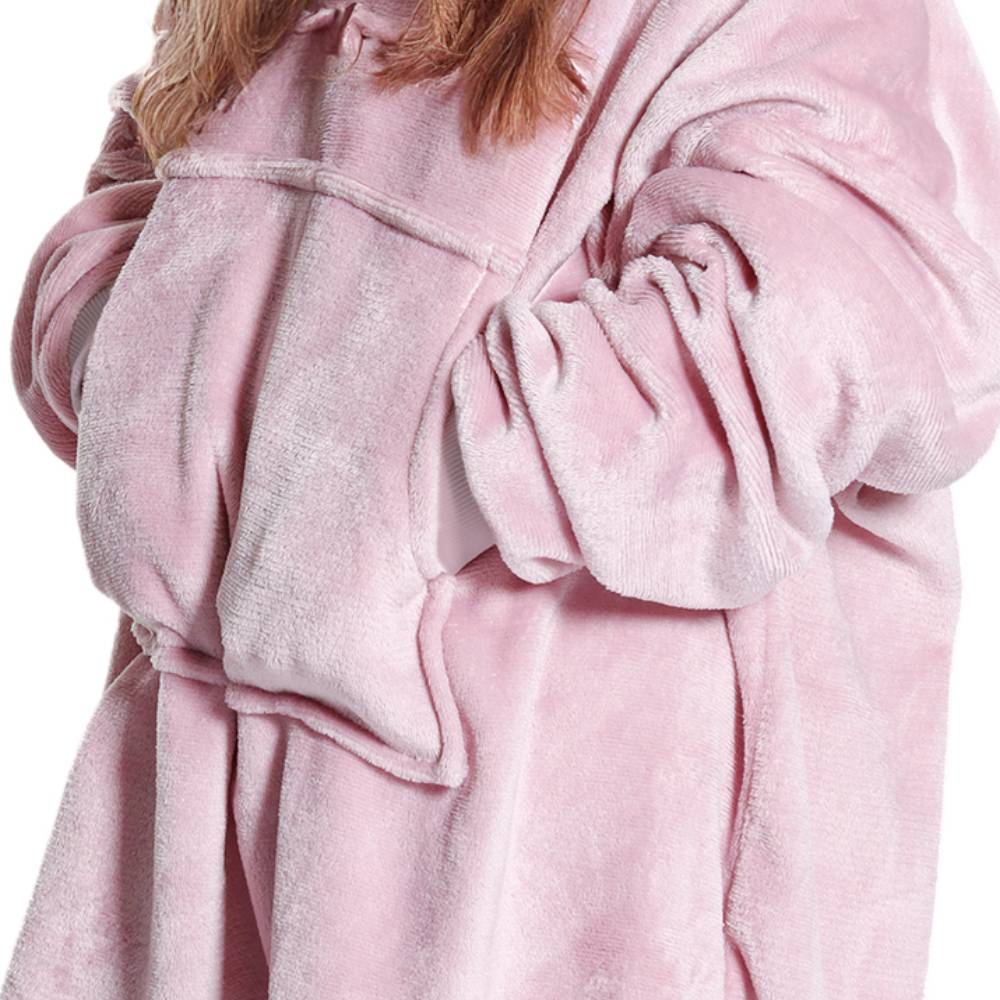 Felpone oversize Brighton Bimbo flannel Rosa