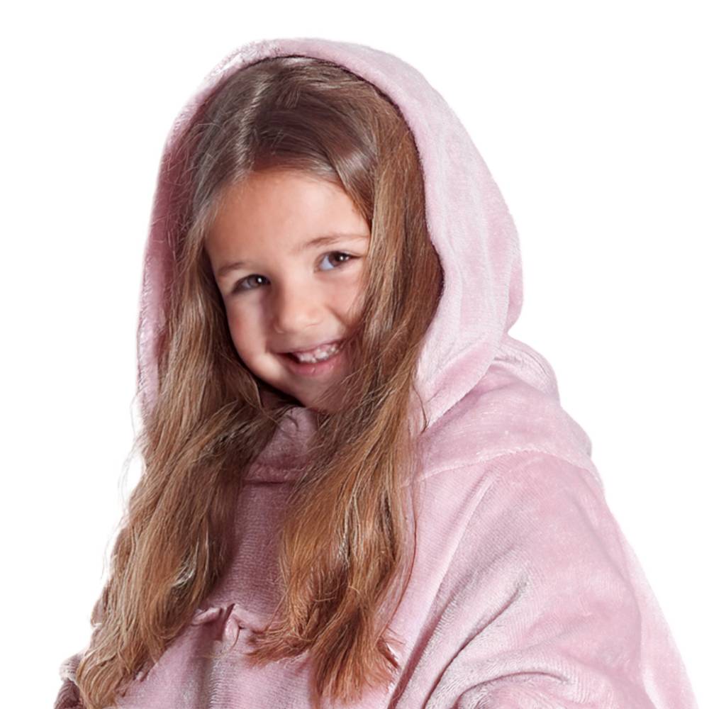 Felpone oversize Brighton Bimbo flannel Rosa
