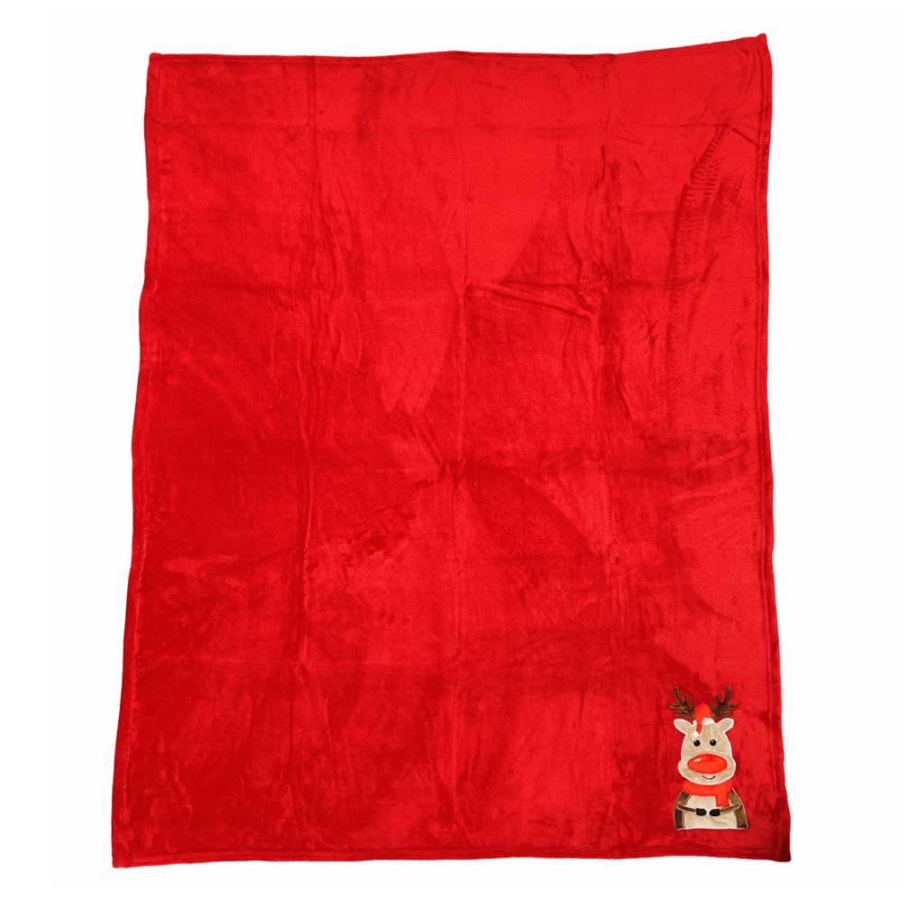 Plaid Cervo ricamato 130 x 160