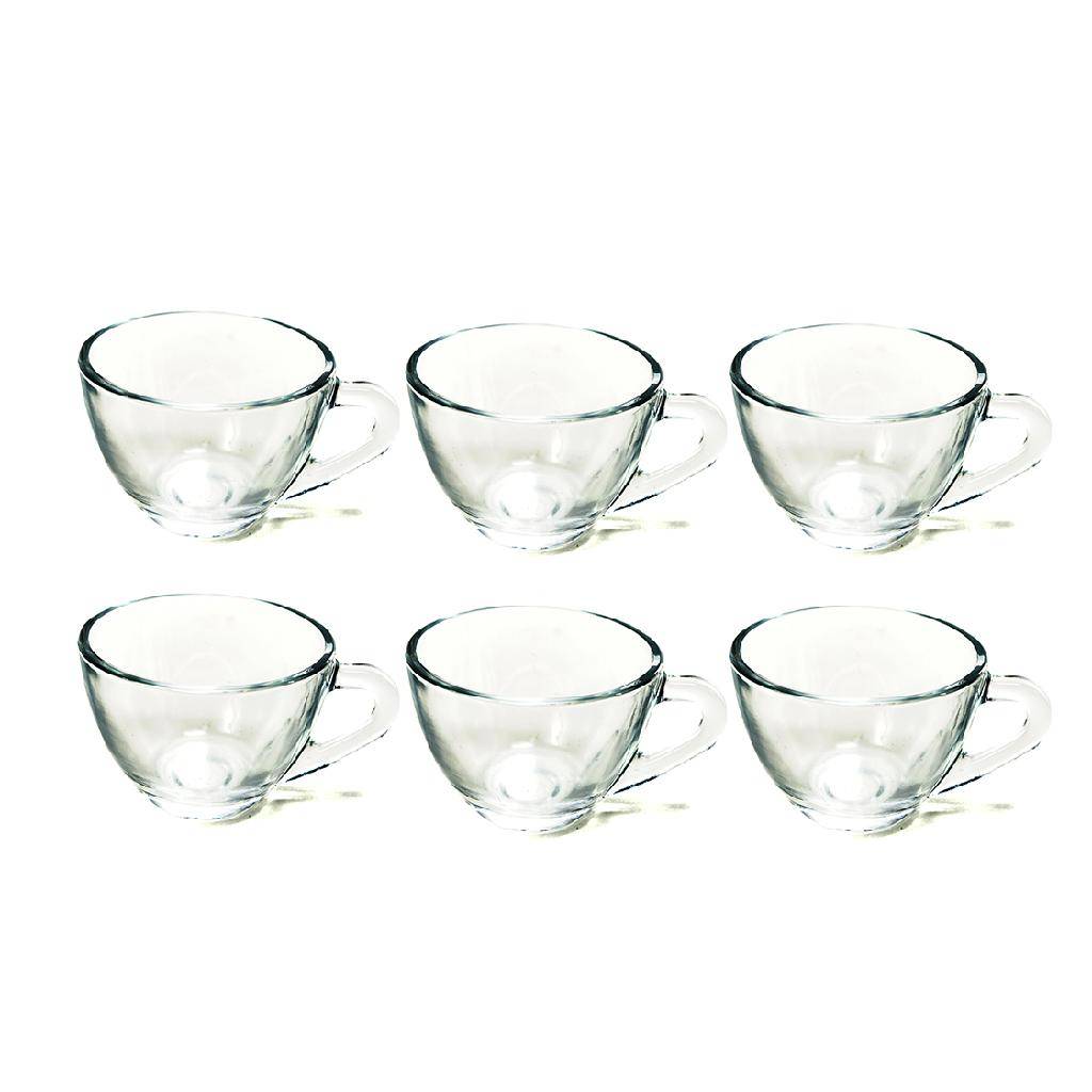 Set 6 Tazzine da caffè in vetro