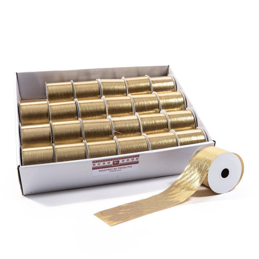 Nastro in Tessuto Oro 270 x 6.3 cm