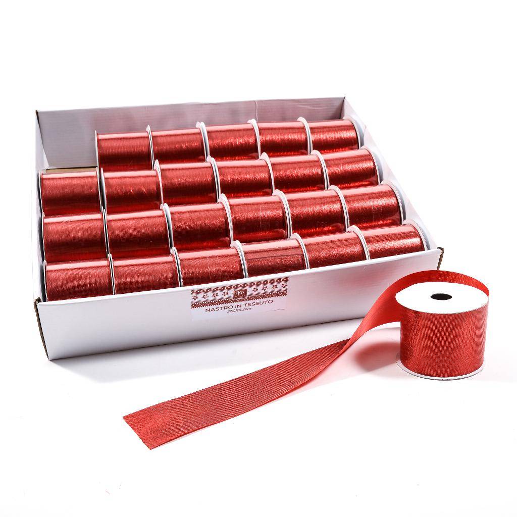 Nastro in Tessuto Rosso 270 x 6.3 cm