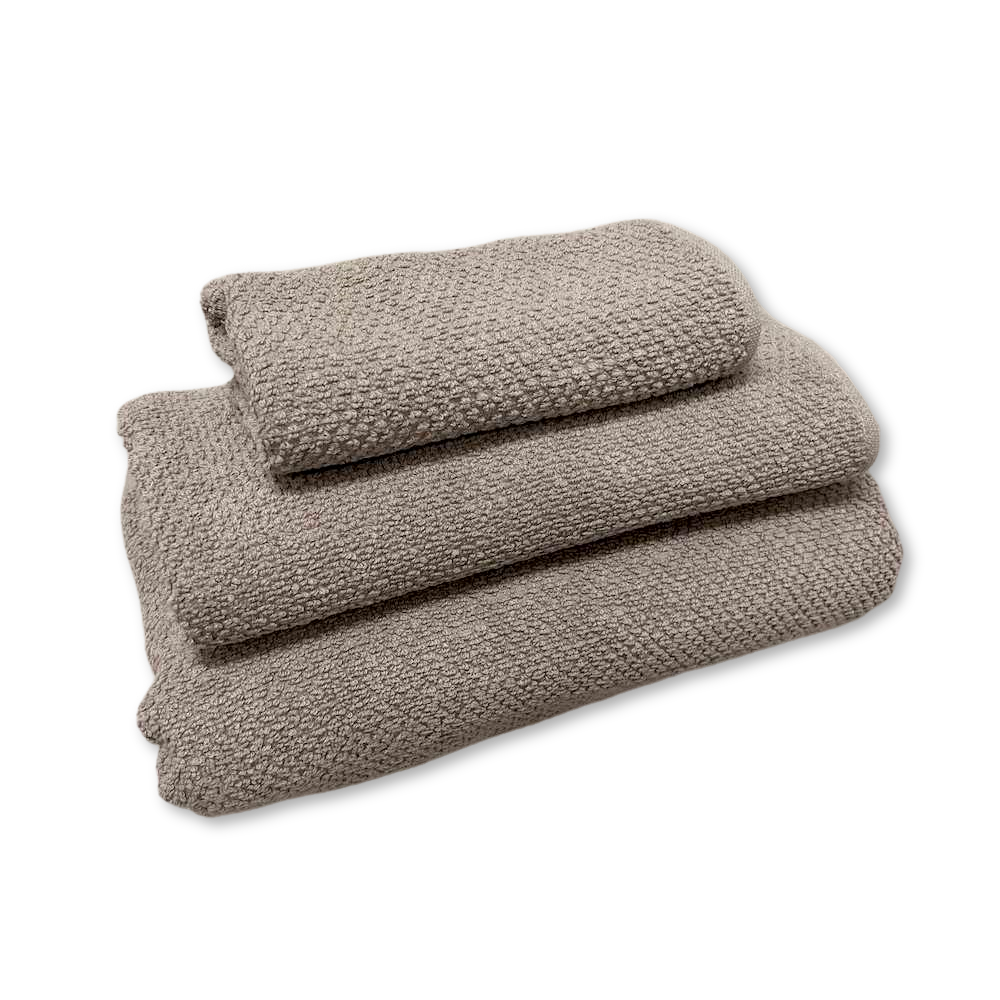 Set 3 pezzi chicco di riso tortora