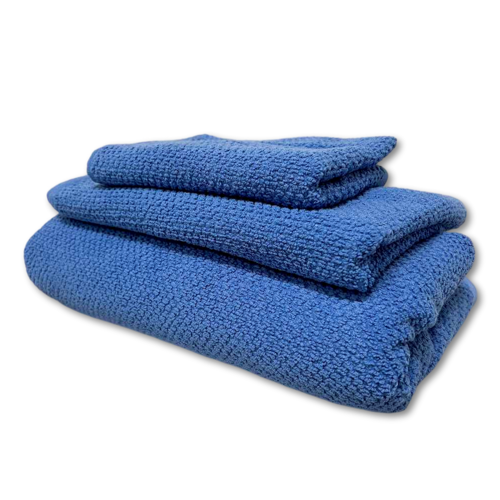 Asciugamano chicco di riso Blu