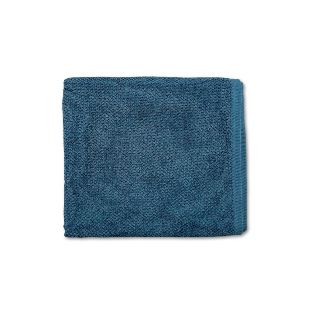 Telo bagno chicco di riso Petrolio