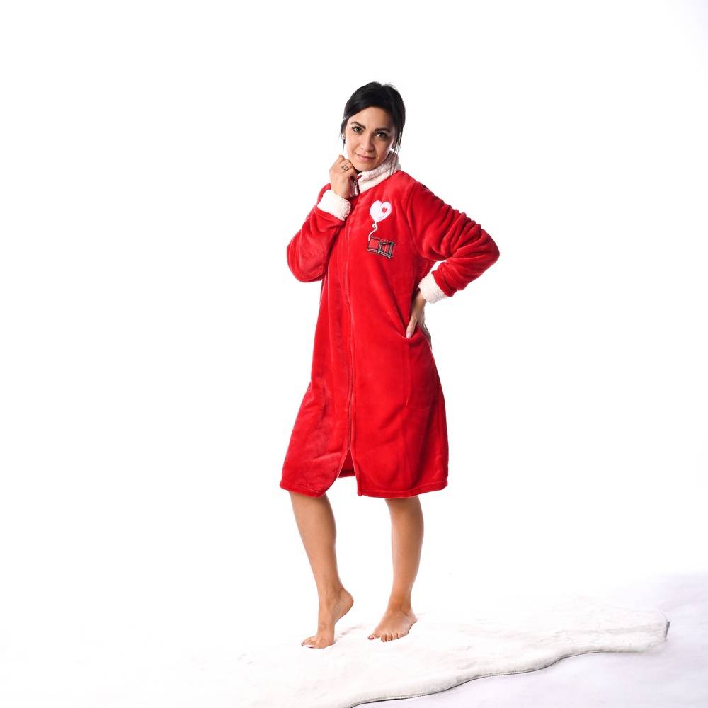 Felpa - Vestaglia Rasocashmere Sublime Rossa Personalizzata