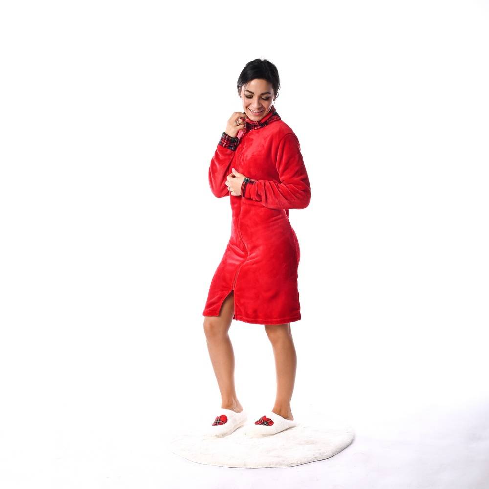 Felpa - Vestaglia Rasocashmere Clever Tartan Personalizzata