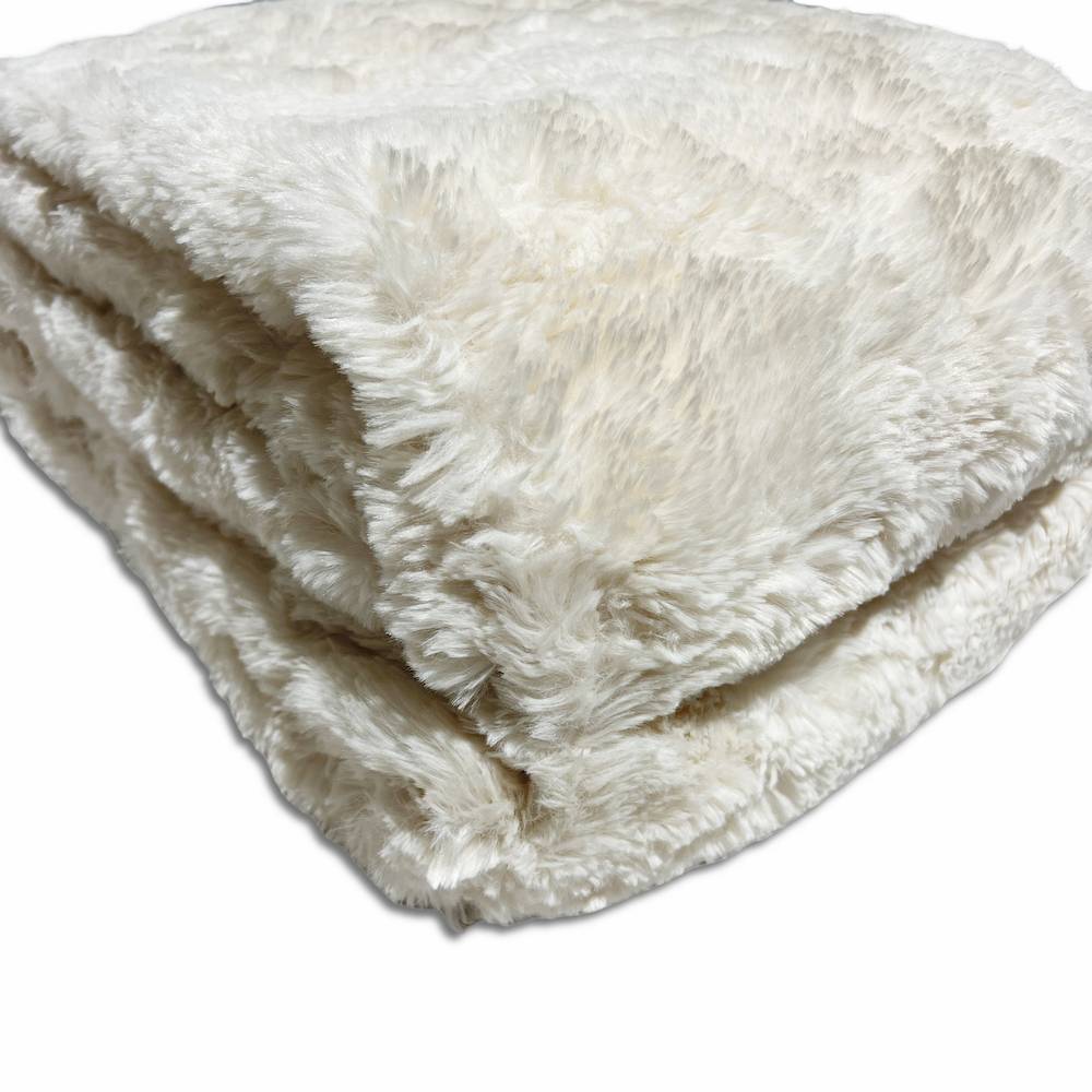 Coperta termica super morbida in velluto finta pelliccia di