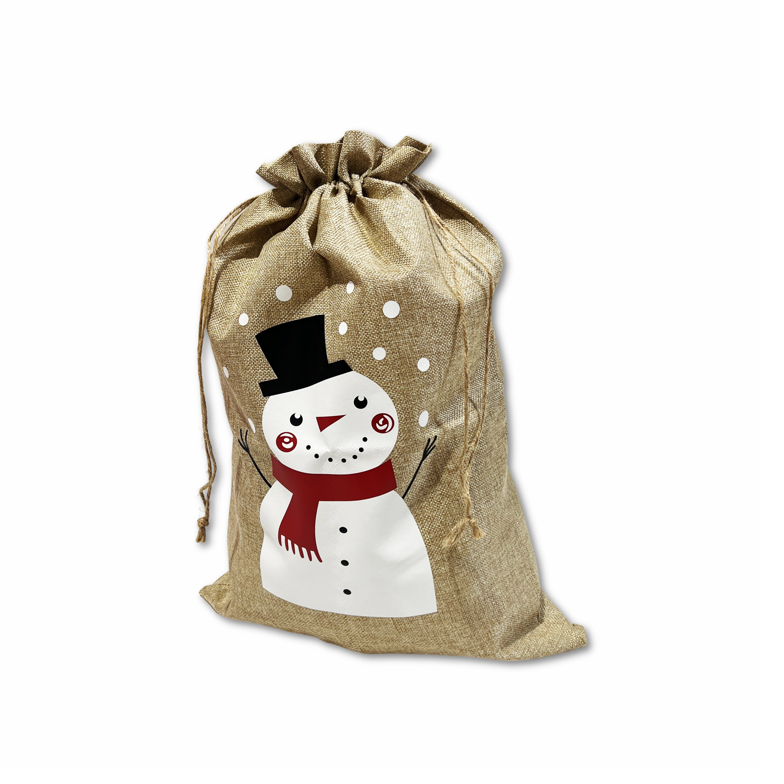 Sacco Portadoni Sammy juta Pupazzo di Neve