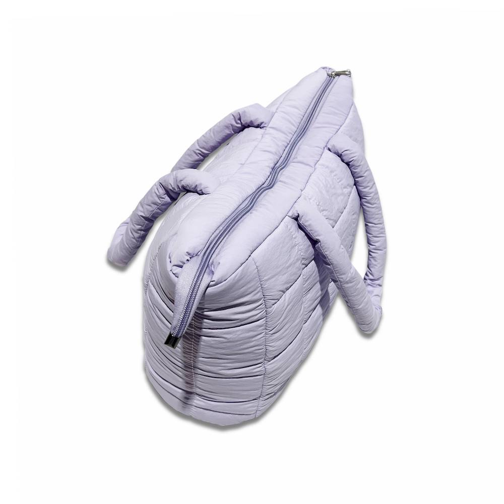 Borsa Tote trapuntata puffer Louise Lilla Personalizzata