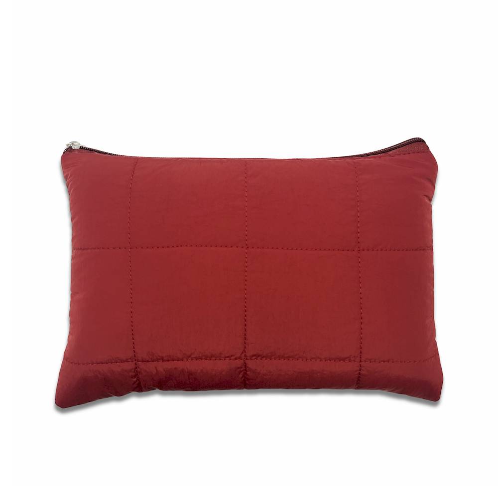Pochette trapuntata Louise Bordeaux Personalizzata