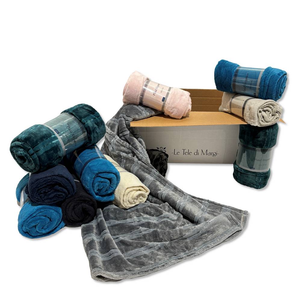 Box regalo 12 Plaid Elegance flannel Assortiti