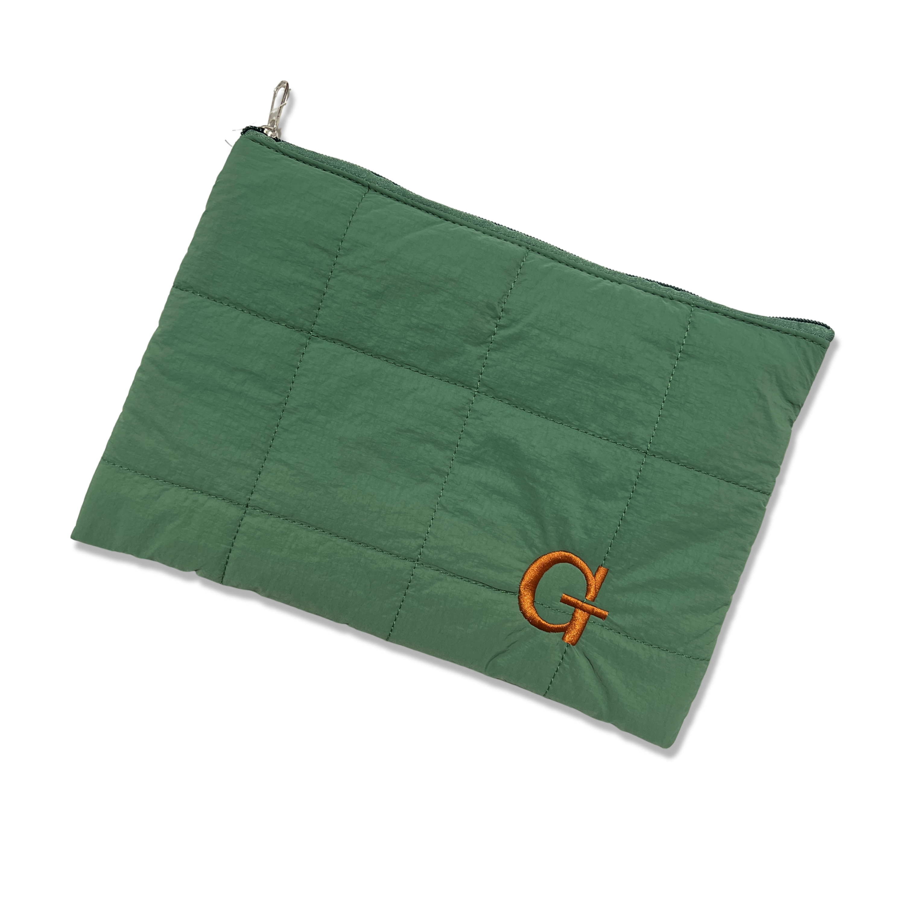 Pochette trapuntata Louise Verde Personalizzata