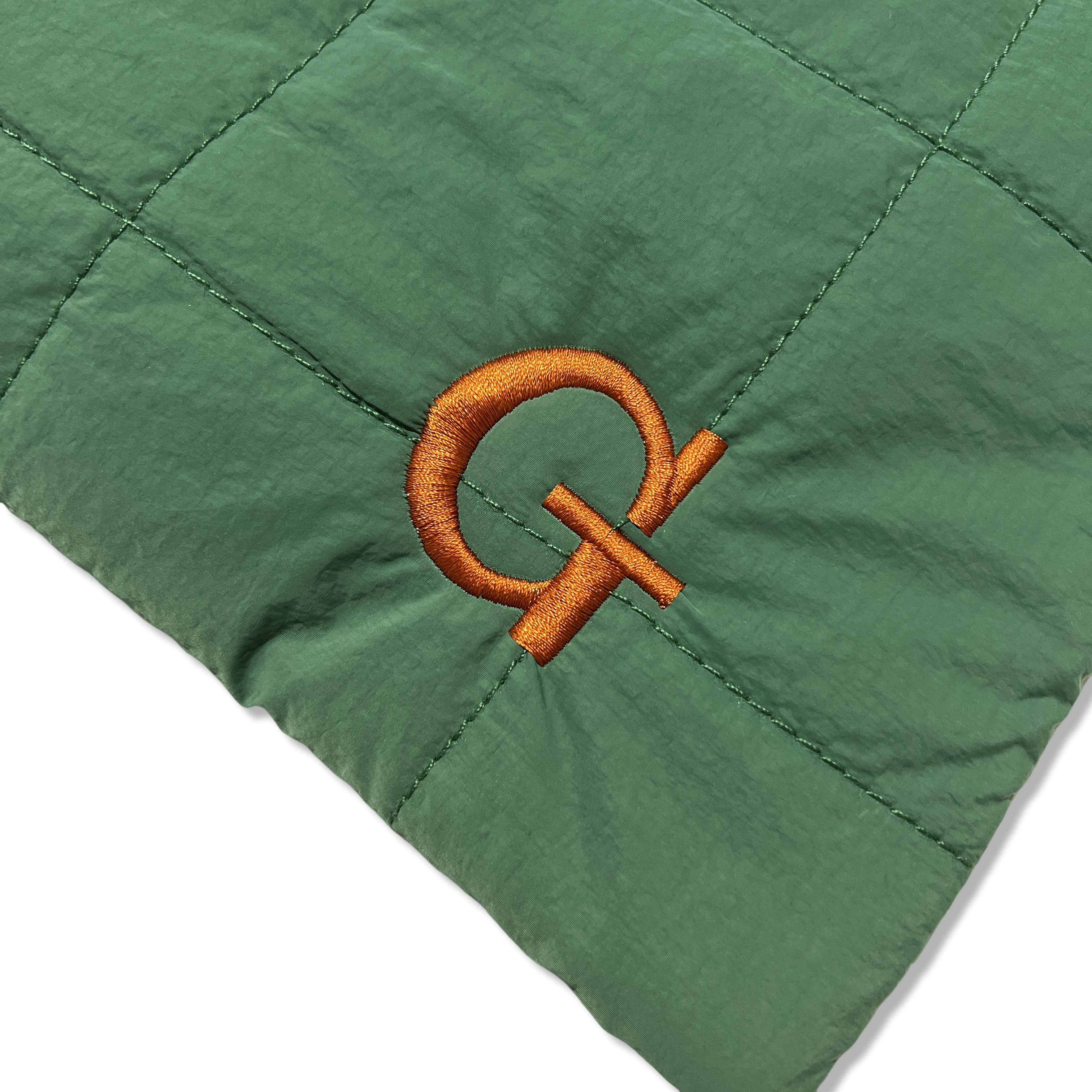 Pochette trapuntata Louise Verde Personalizzata