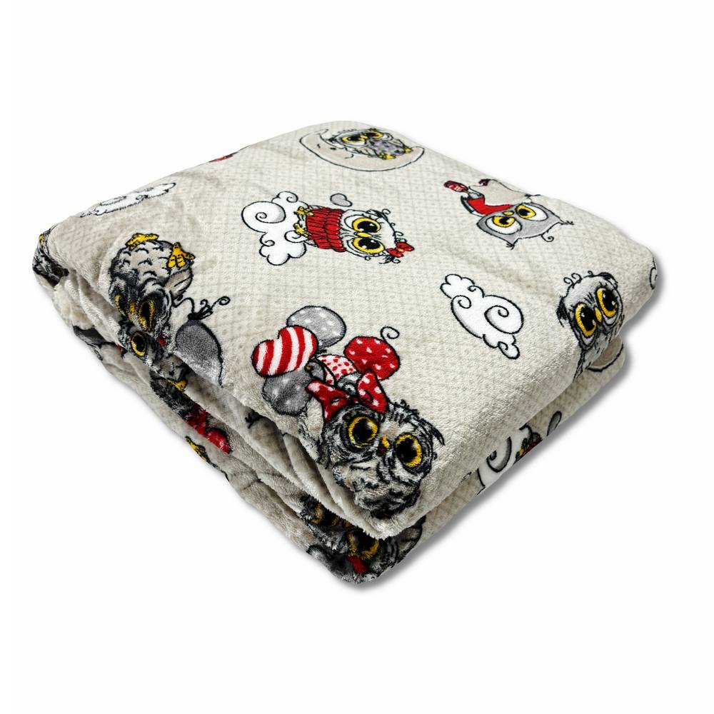 Plaid Sherpa Amici gufetti 130 x 160