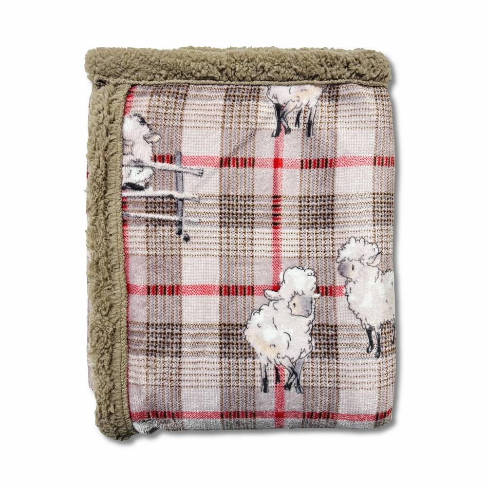 Plaid Sherpa Woods Pecorelle dolly 130 x 160