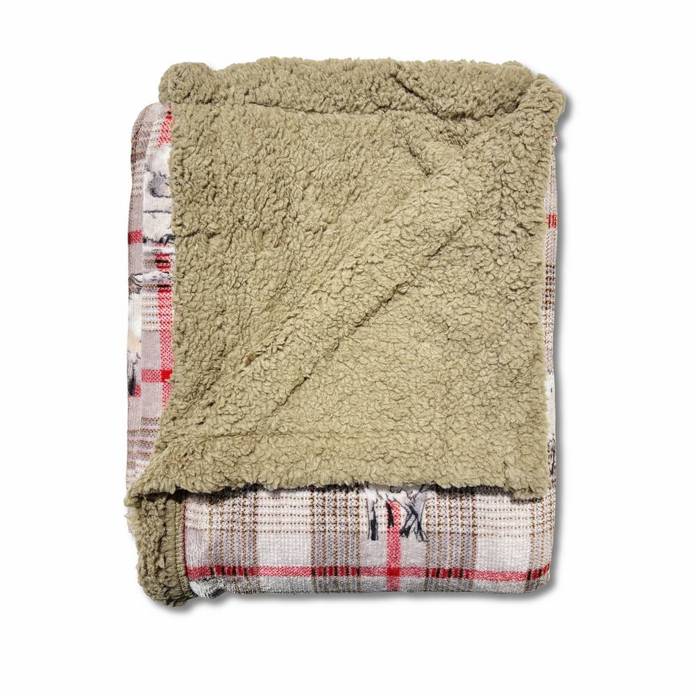 Plaid Sherpa Woods Pecorelle dolly 130 x 160