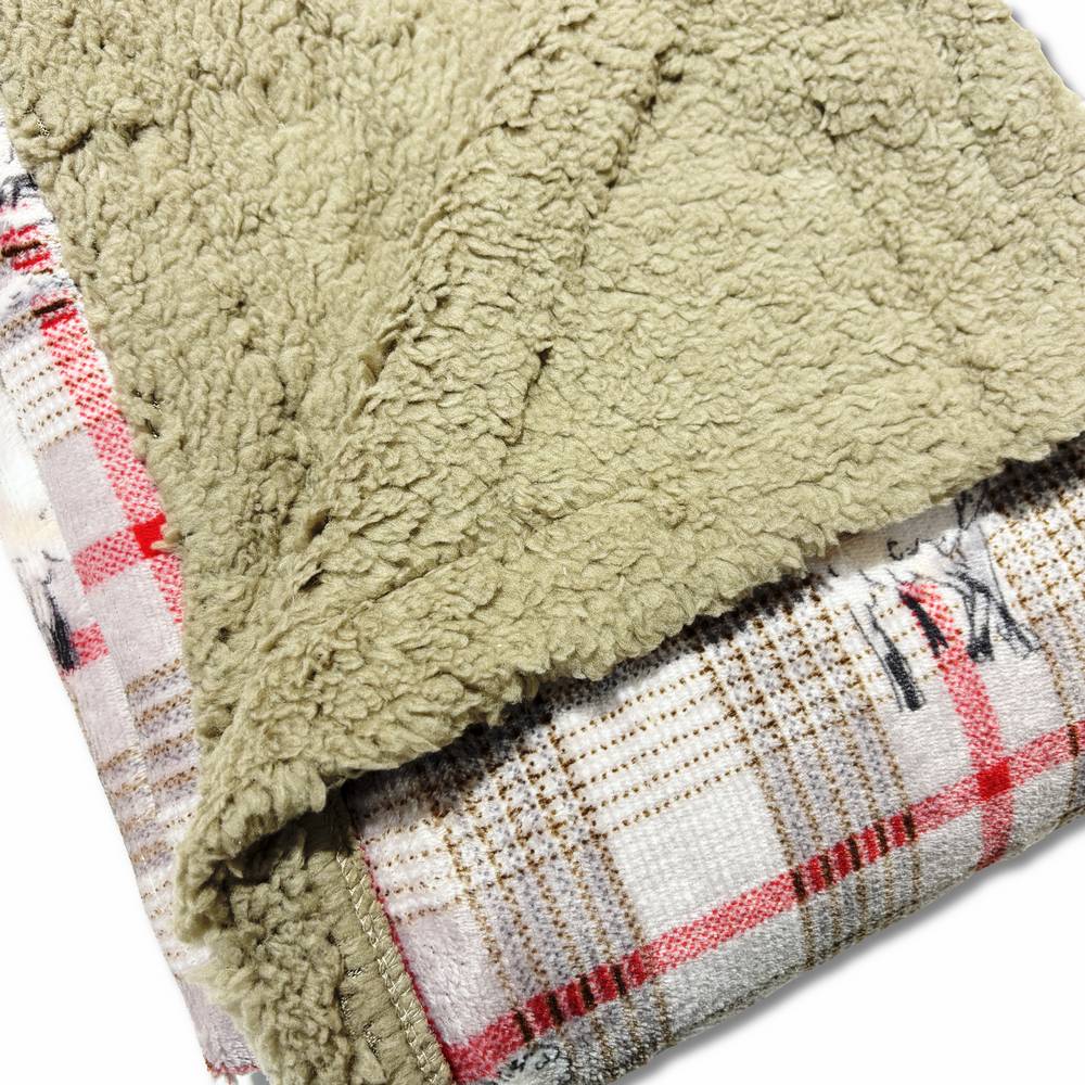 Plaid Sherpa Woods Pecorelle dolly 130 x 160