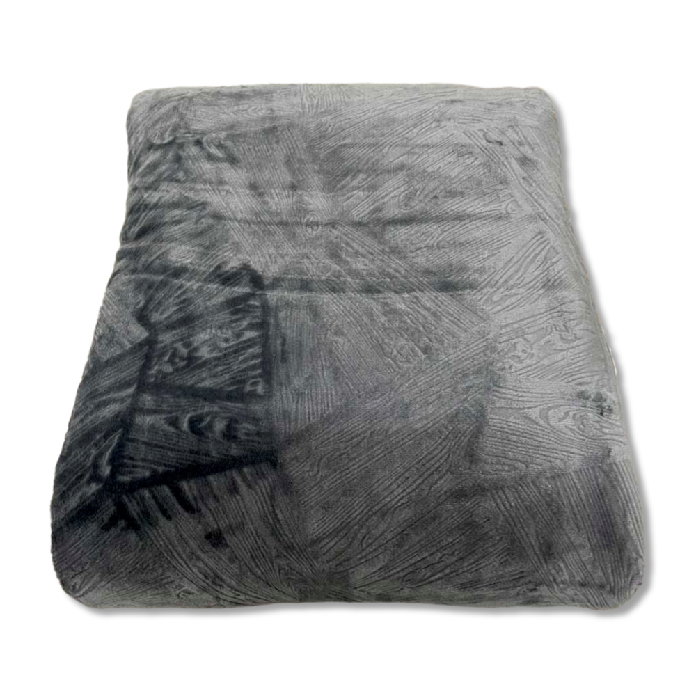 Plaid Tresor grigio singolo 160 x 210