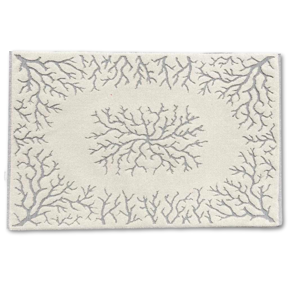 Tappeto Corallo Jacquard grigio 60 x 120