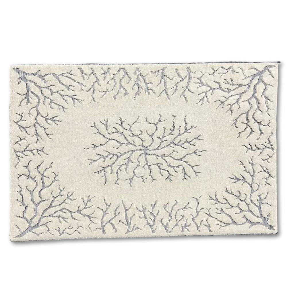 Tappeto Corallo Jacquard blu 60 x 90