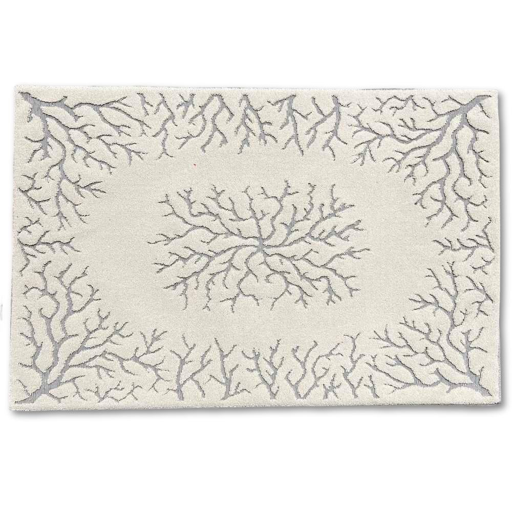 Tappeto Corallo Jacquard grigio 60 x 90