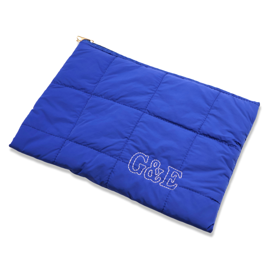 Pochette trapuntata Louise Blu Personalizzata