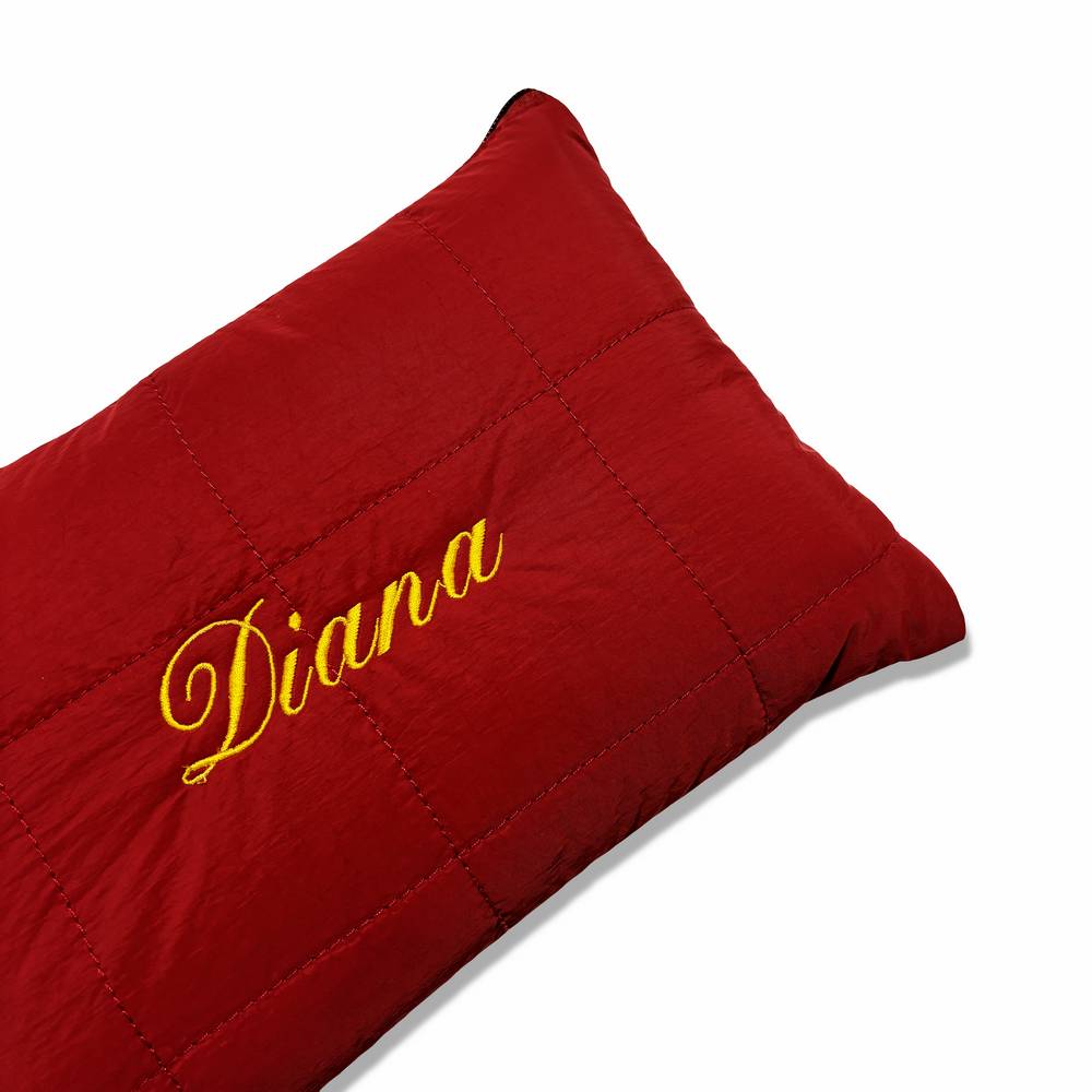 Pochette trapuntata Louise Bordeaux Personalizzata