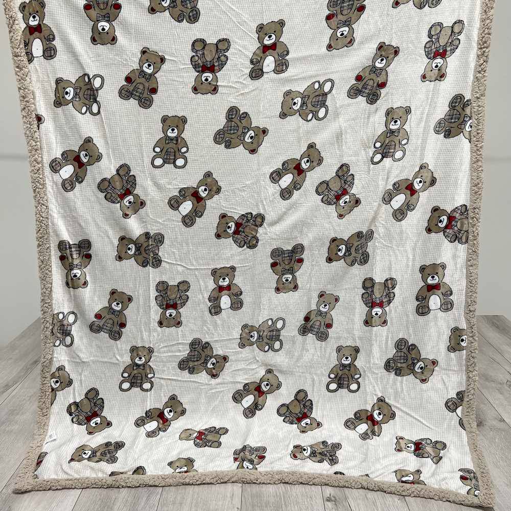 Plaid Sherpa Teddy matrimoniale