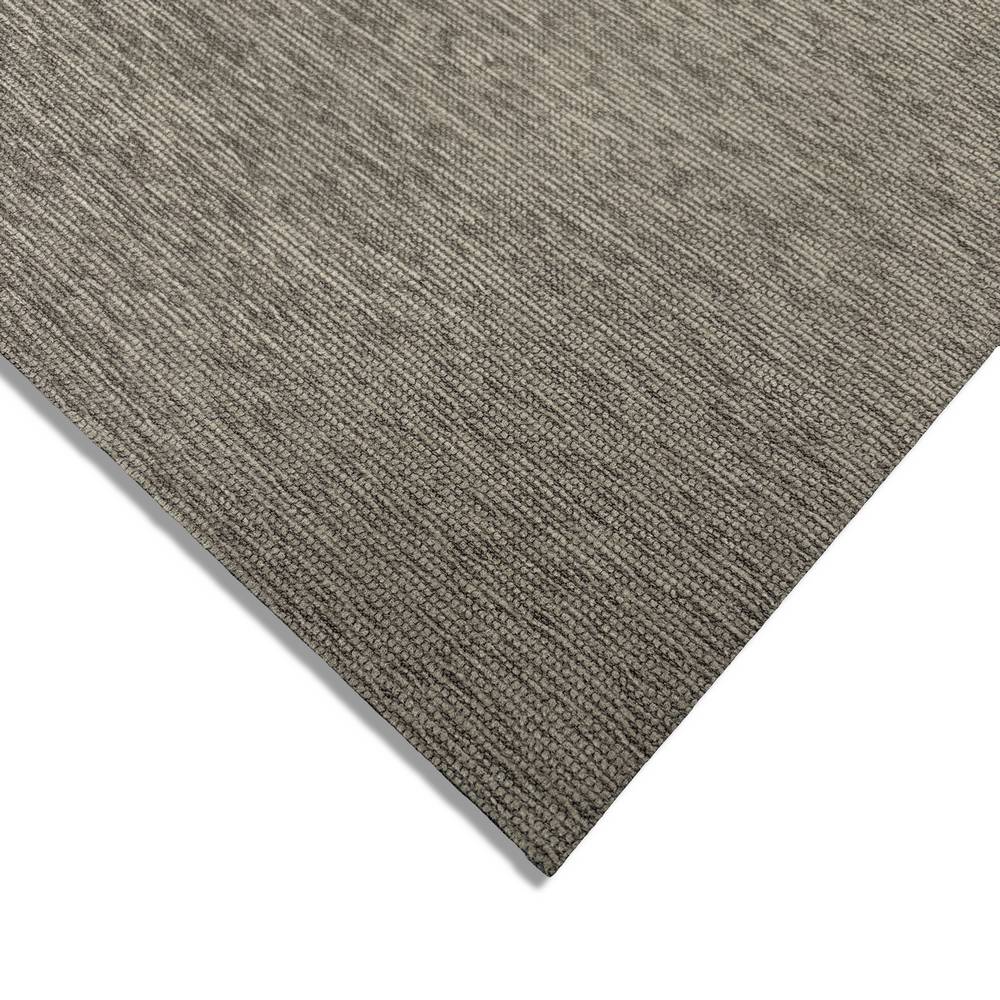 Passatoia a metro in ciniglia con fondo antiscivolo Grigio scuro