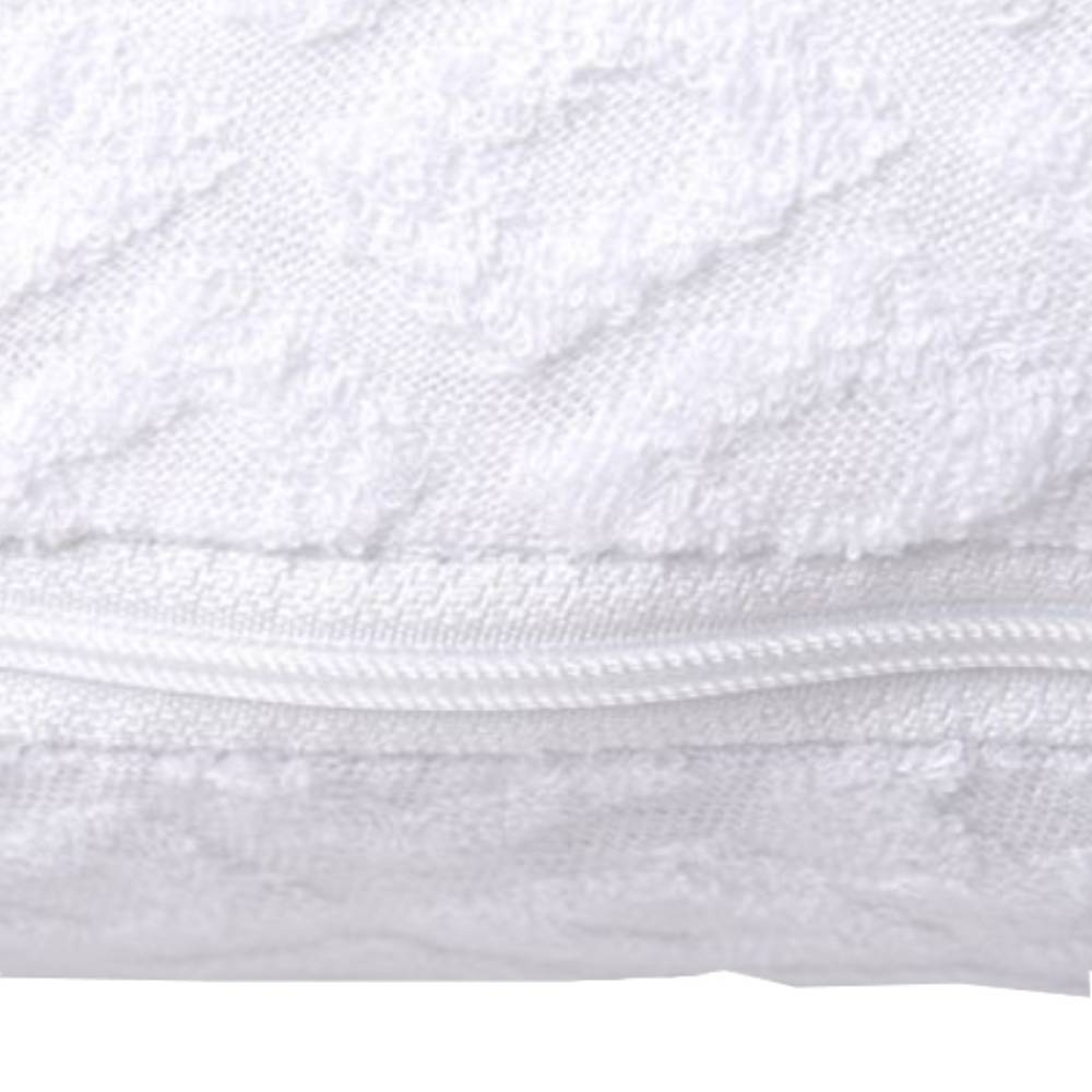 Coprimaterasso Jacquard spugna comfort con zip singolo