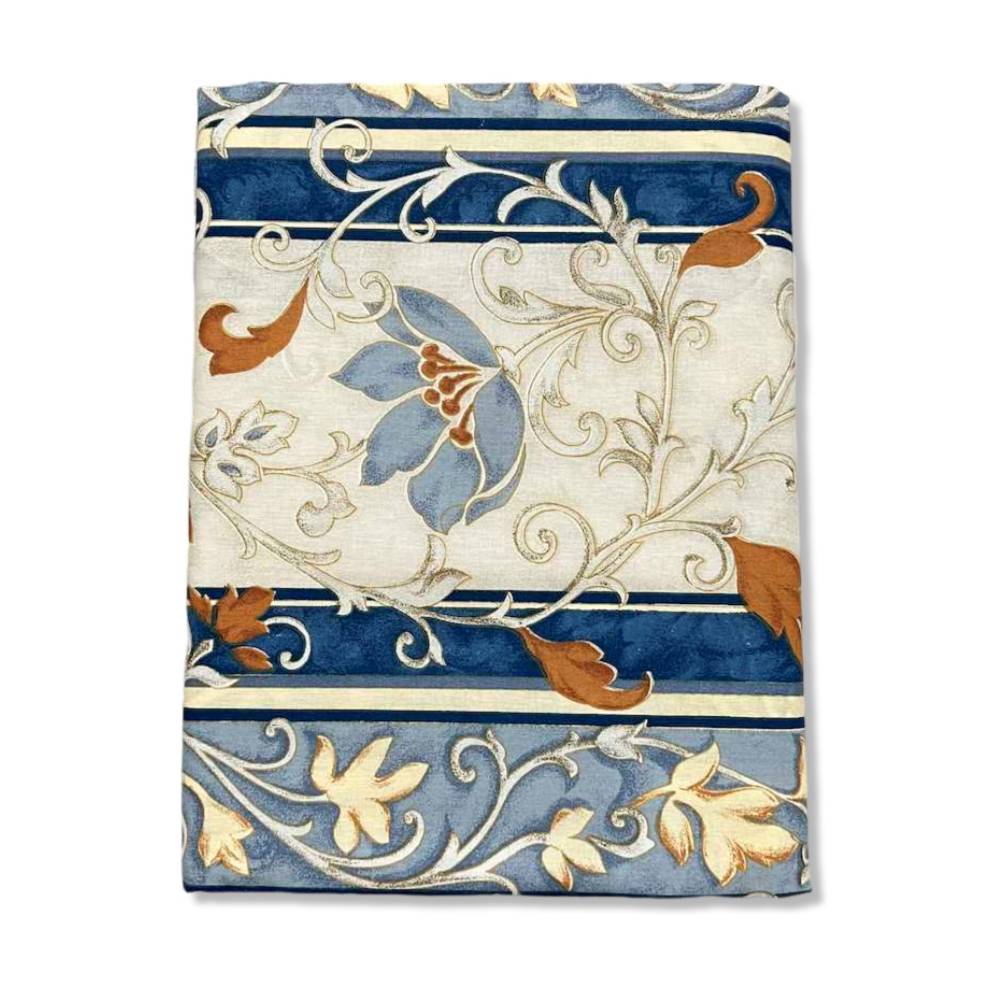 Copritutto cotone leggero Decor blu 170 x 280