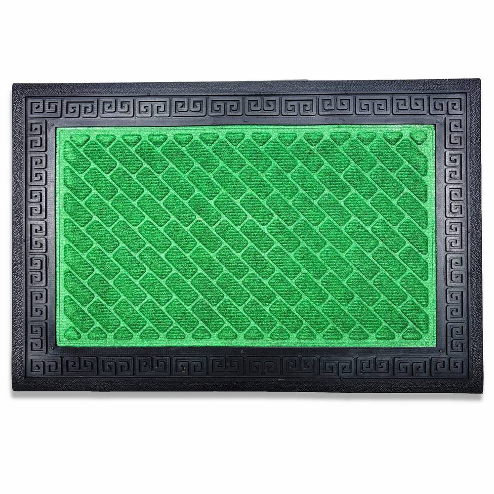 Zerbino Antiscivolo bordato Verde