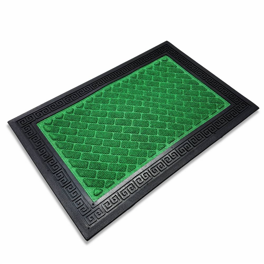 Zerbino Antiscivolo bordato Verde