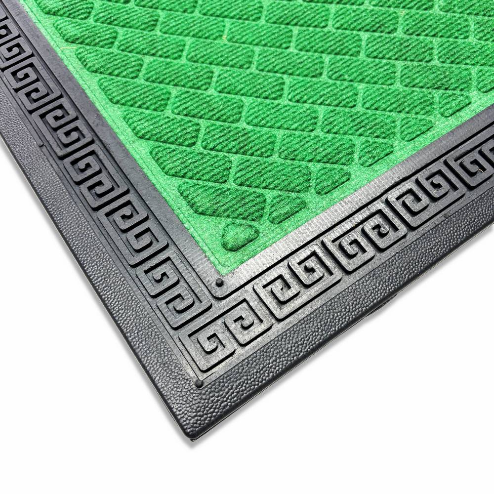 Zerbino Antiscivolo bordato Verde