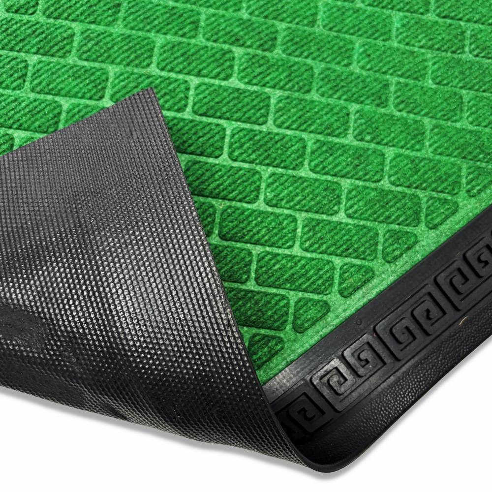 Zerbino Antiscivolo bordato Verde