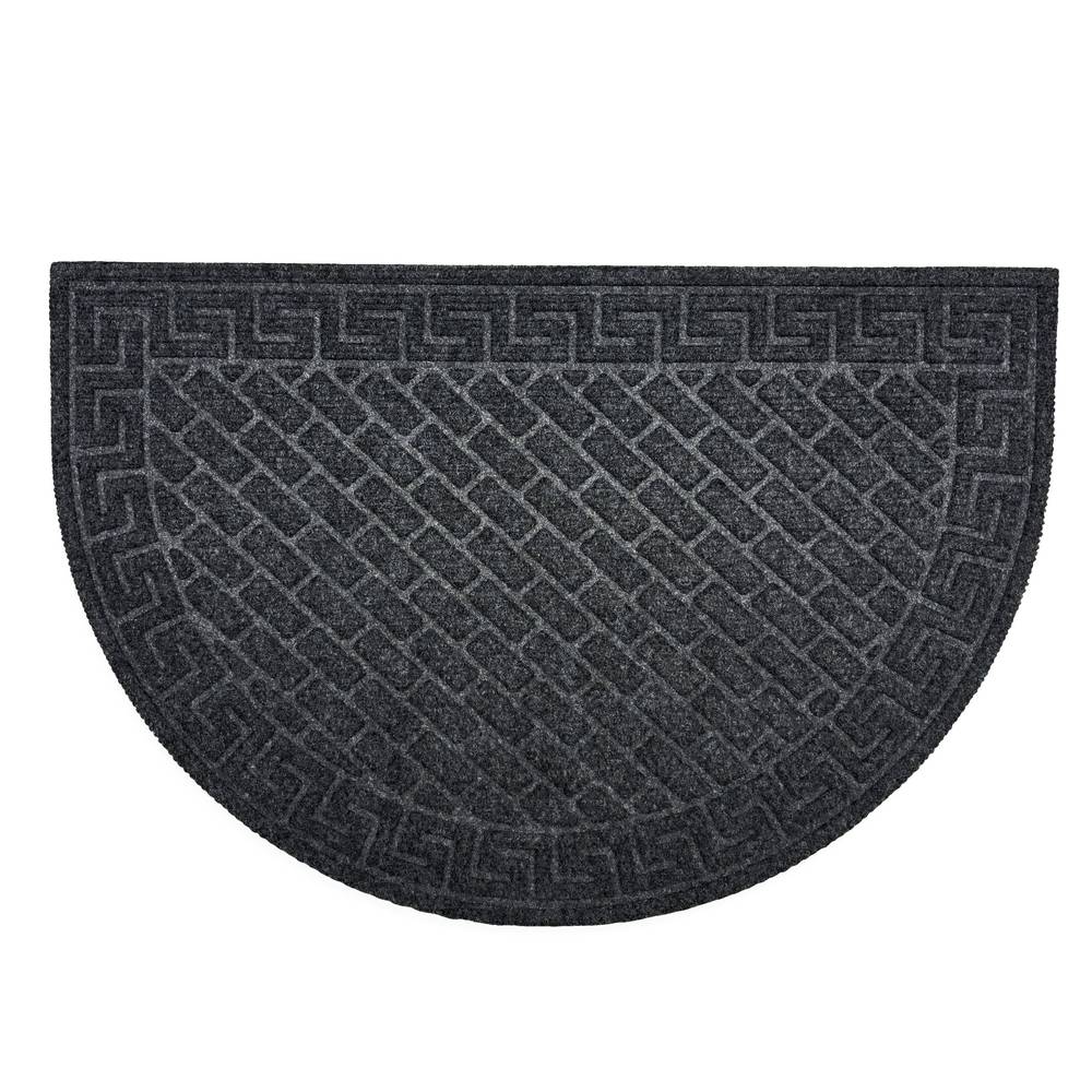 Zerbino Antiscivolo a mezzaluna Grigio scuro