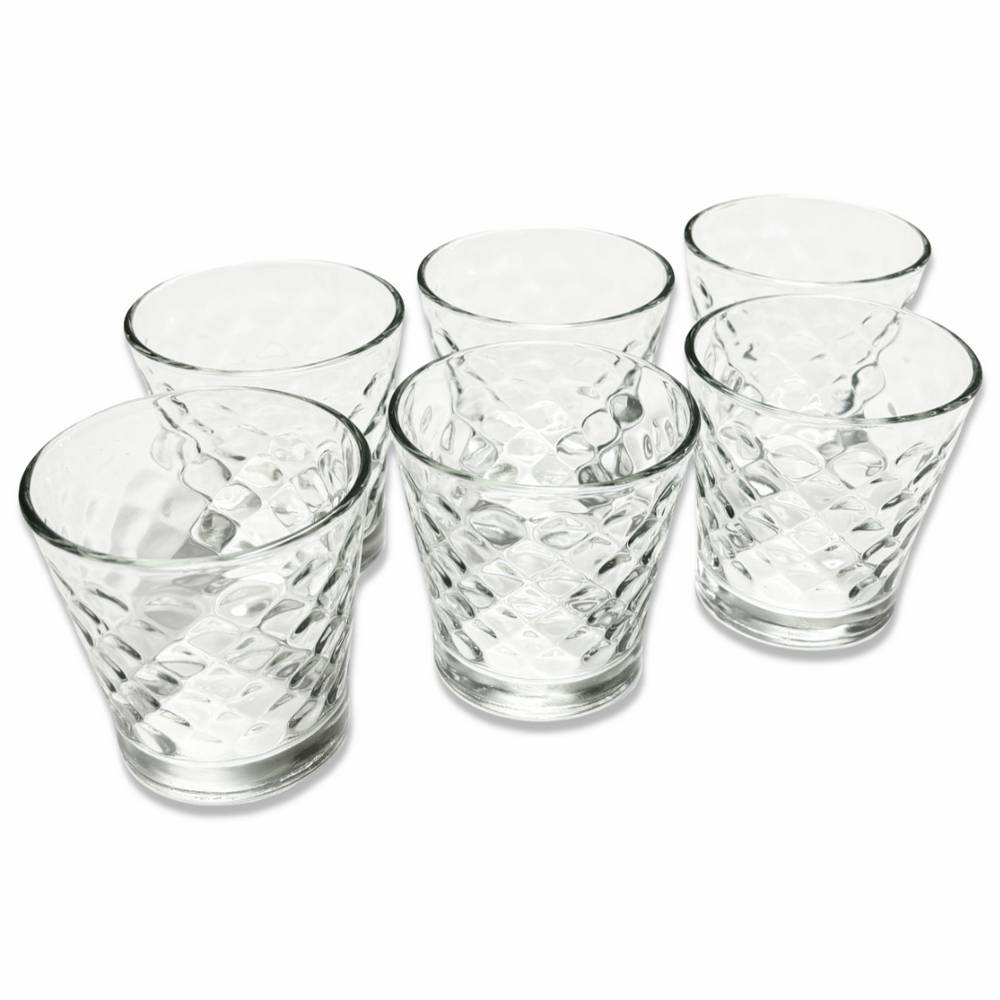 Set 6 bicchieri in vetro Cristal