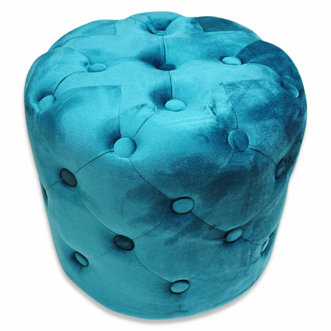 Pouf in velluto Paris Ottanio