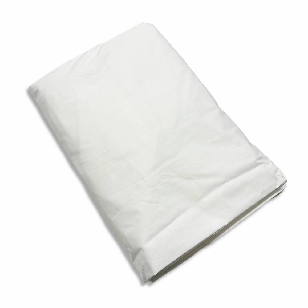 Lenzuolo sotto tutto elastico percalle bianco matrimoniale