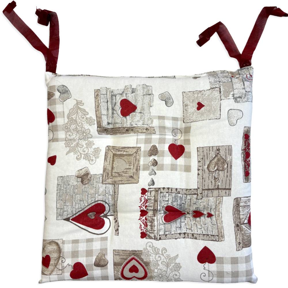Cuscino per sedia Tirolese shabby
