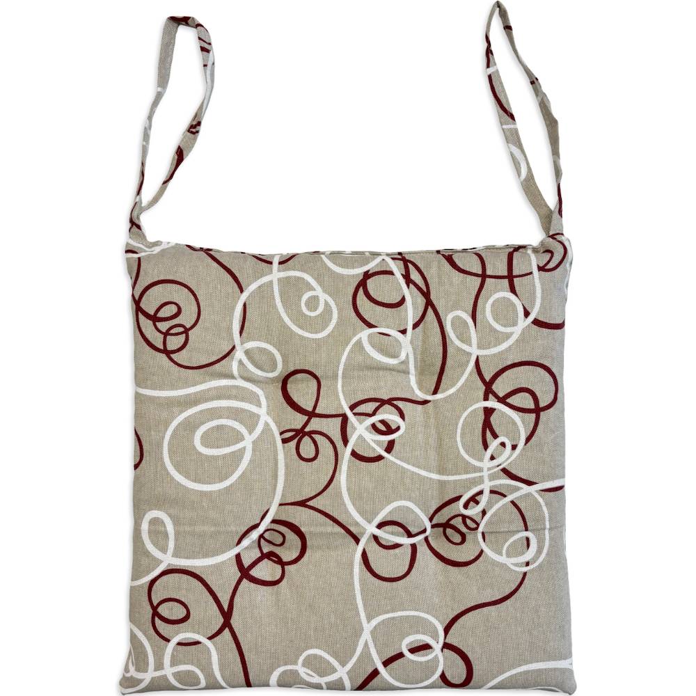 Cuscino per sedia Volant bordeaux